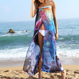 Beach Dress Long Wrap Cover Up