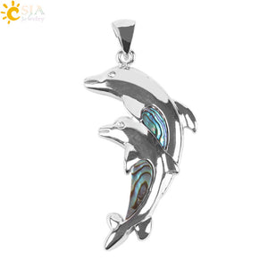 Double Dolphin Pendant/Necklace
