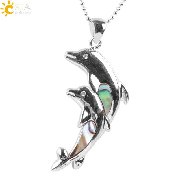Double Dolphin Pendant/Necklace