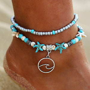 Popular Multi Layer Handmade Anklet Bracelets