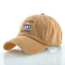 Washed Denim Baseball Cap Men Cotton Embroidery SURF WAVE Hats For Women Snapback Dad Hat Outdoor Unisex Sprot Bone Gorras