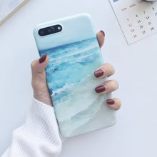 Blue Sea Waves iPhone Case