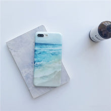 Blue Sea Waves iPhone Case
