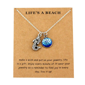 Oceans Life's a Beach Necklaces