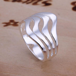 NEW Hollow Wave Ring