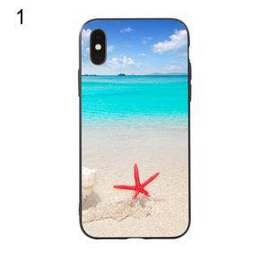 Ocean Wave Sea Protective Phone Back Case Cover for iPhone Xs X 6S 7 8 Plus